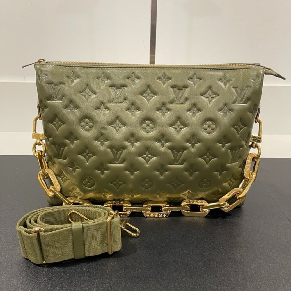 Louis Vuitton Coussin Monogram Embossed Lambskin (JB1052)